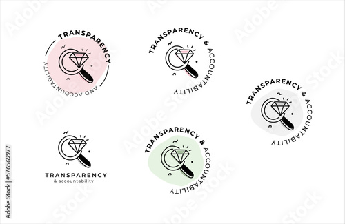 Transparency & accountability icon.