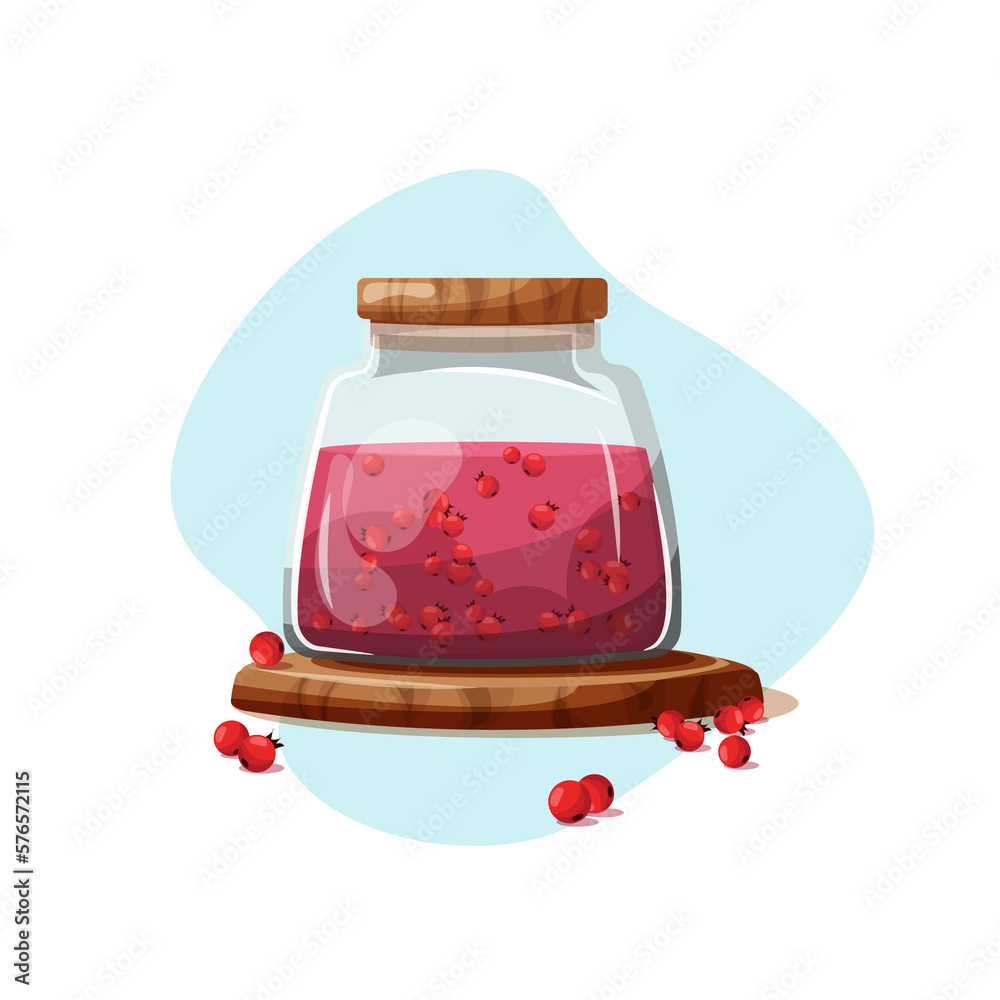 custom made wallpaper toronto digitalA glass jar with a berry drink. Compote in a jar.