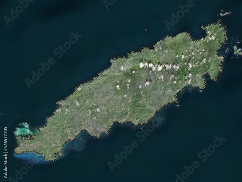 Tobago, Trinidad and Tobago. High-res satellite. No legend photo