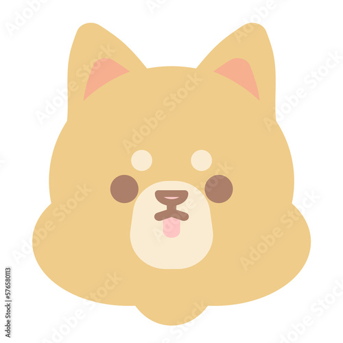 かわいい犬のデフォルメイラスト