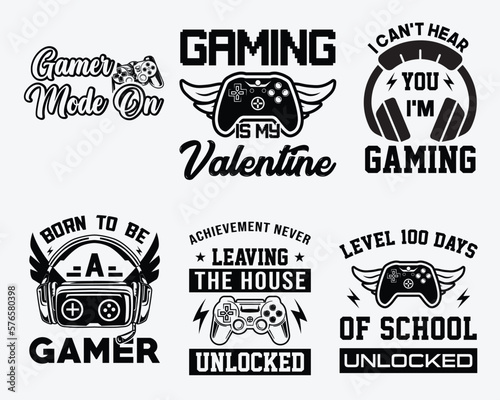 Gaming svg typography design and gamer svg design, svg, gaming svg cut files, svg, design, gaming typography, eps.