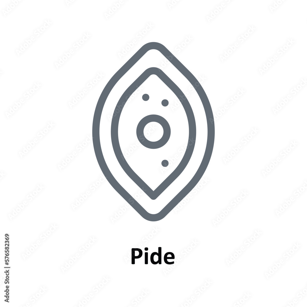 Pide Vector Outline Icons. Simple stock illustration stock Pide Vector Outline Icons. Simple stock illustration stock
