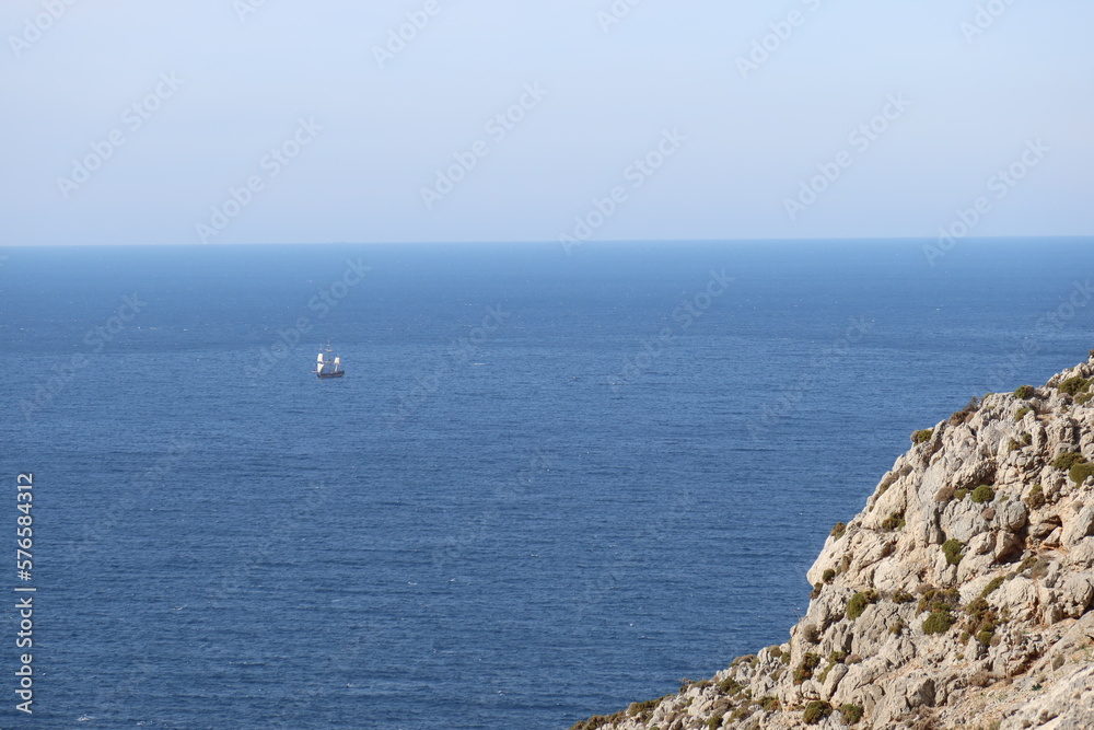 Panorama of kalymnos Greek island Mediterranean