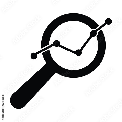 data analysis icon, data vector, analysis illustration