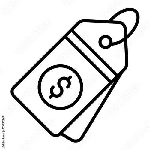 Price Tag Icon Style