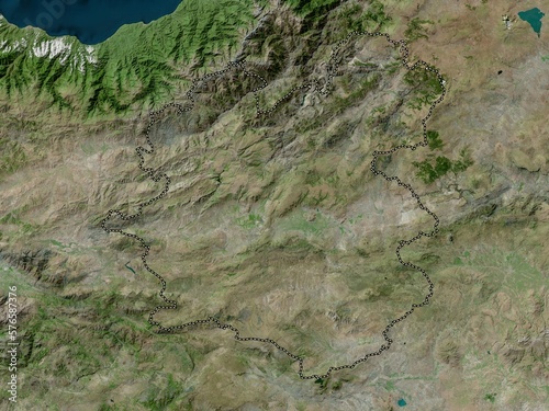 Erzurum, Turkiye. High-res satellite. No legend photo