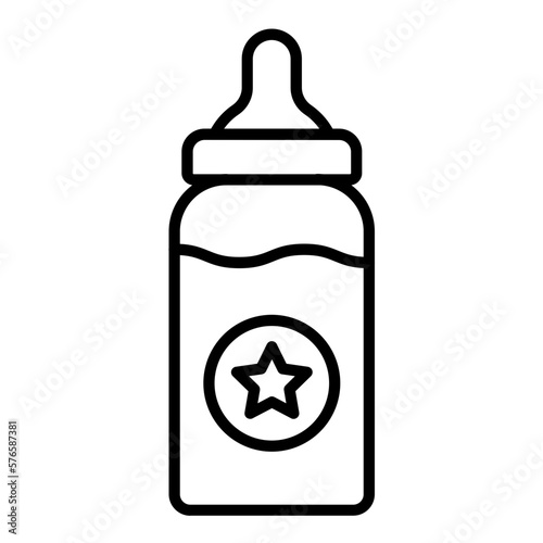 Baby Feeder Icon Style