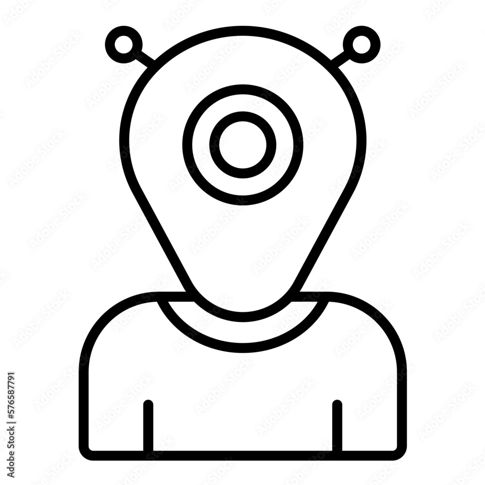 Alien Icon Style Alien Icon Style