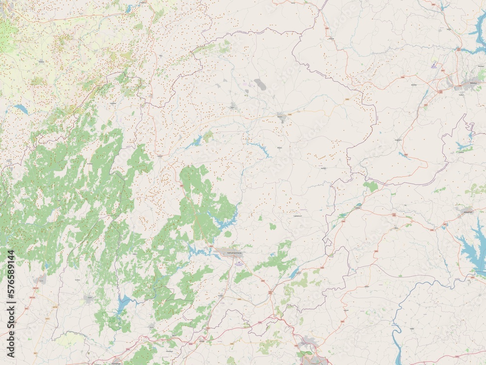 Kahramanmaras, Turkiye. OSM. No legend Kahramanmaras, Turkiye. OSM. No legend