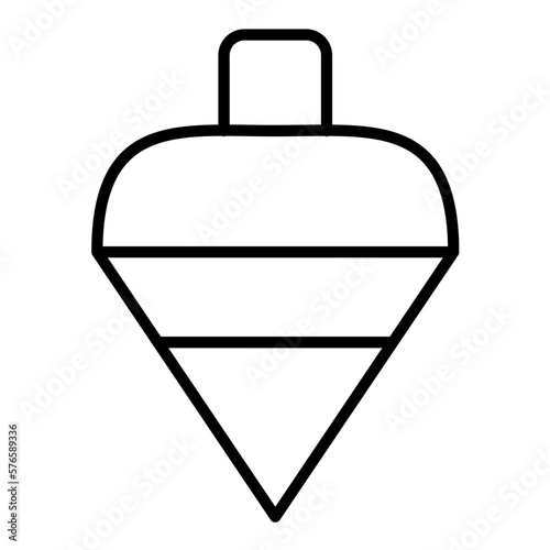 Toy Top Icon Style