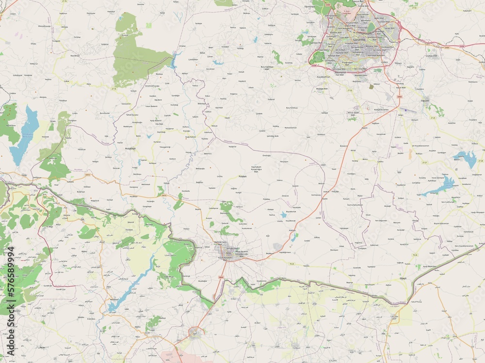 Kilis, Turkiye. OSM. No legend Kilis, Turkiye. OSM. No legend