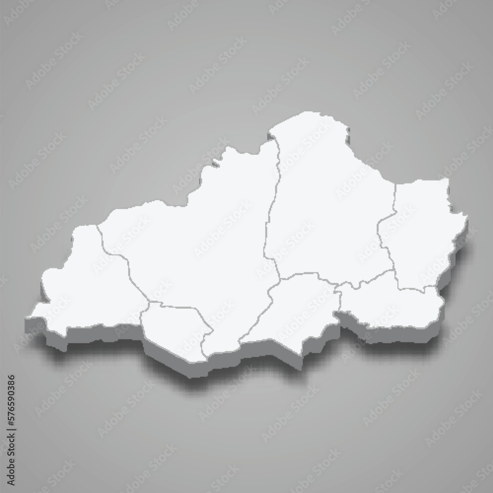 3d isometric map of Jalapa is a province of Guatemala 3d isometric map of Jalapa is a province of Guatemala