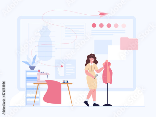 Tailors open a shop to provide tailor-made services to customers order.