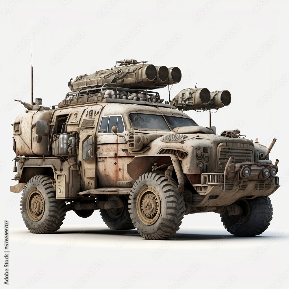 military truck isolated on white background military truck isolated on white background