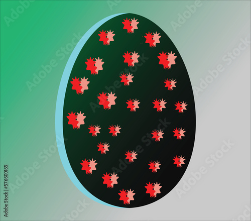 happy easter day vector art