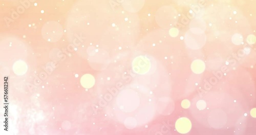 キラキラ背景で、CGでピンクのパーティクル