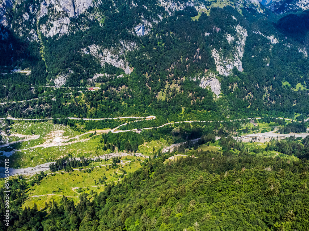 Carnia, Monte Croce pass and Monte Coglians. Nature in Friuli.