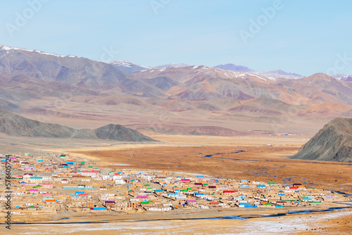 Altai city, Bayan-Olgii Province, Mongolia photo