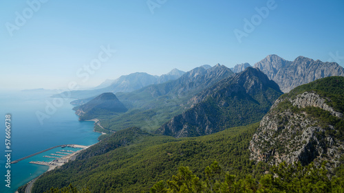 Wallpaper Mural Mountain view from the observation deck. Tunektepe Cable Car in Antalya Torontodigital.ca