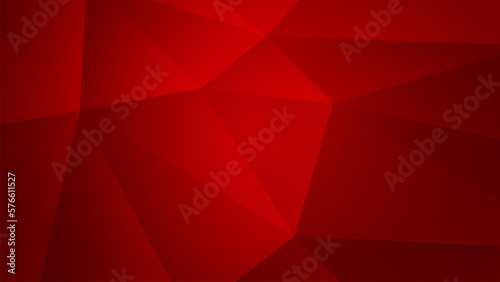 Dark red low poly vector design background