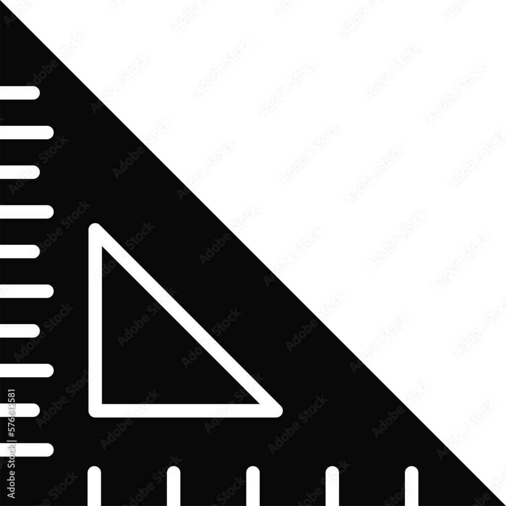 Set Square Vector Icon Design Illustration