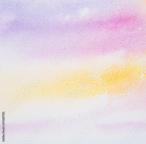 Vivid pastel watercolor background, Generative AI