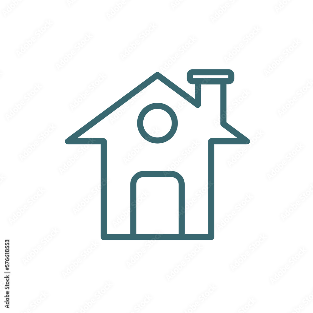 green home icon. Thin line green home, house icon from ecology collection. Outline vector isolated on white background. Editable green home symbol can be used web and mobile green home icon. Thin line green home, house icon from ecology collection. Outline vector isolated on white background. Editable green home symbol can be used web and mobile
