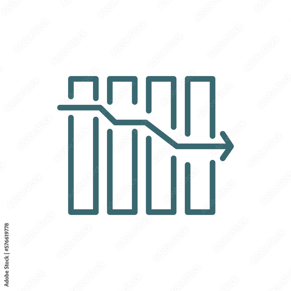 attrition icon. Thin line attrition icon from Human Resources collection. Outline vector isolated on white background. Editable attrition symbol can be used web and mobile attrition icon. Thin line attrition icon from Human Resources collection. Outline vector isolated on white background. Editable attrition symbol can be used web and mobile