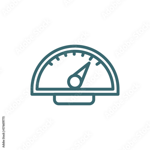 balanced scorecard icon. Thin line balanced scorecard icon from Human Resources collection. Outline vector isolated on white background. Editable balanced scorecard symbol can be used web and mobile