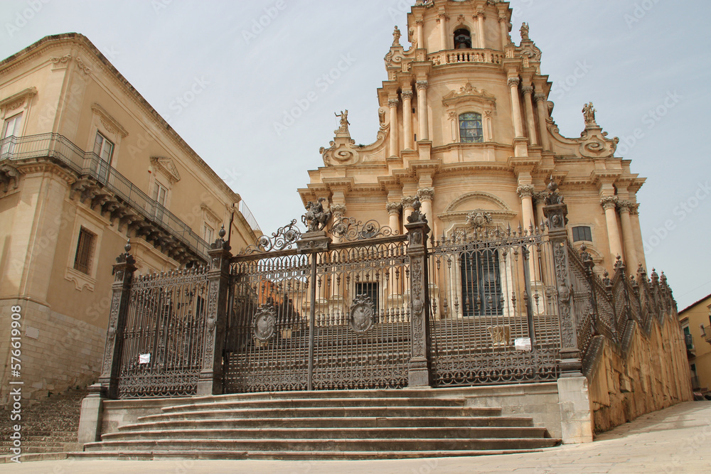 st george dome in ragusa in sicily (italy)