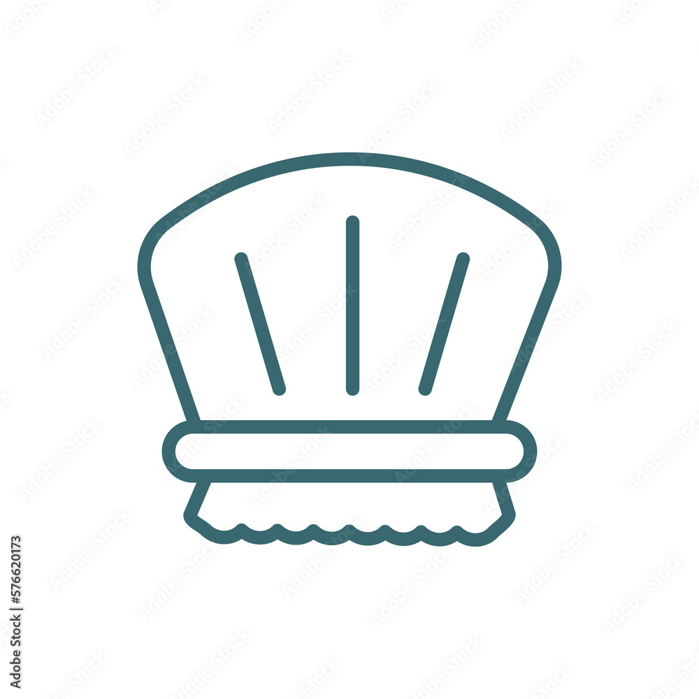 shower cap icon. Thin line shower cap icon from Hygiene and Sanitation collection. Outline vector isolated on white background. Editable shower cap symbol can be used web and mobile shower cap icon. Thin line shower cap icon from Hygiene and Sanitation collection. Outline vector isolated on white background. Editable shower cap symbol can be used web and mobile