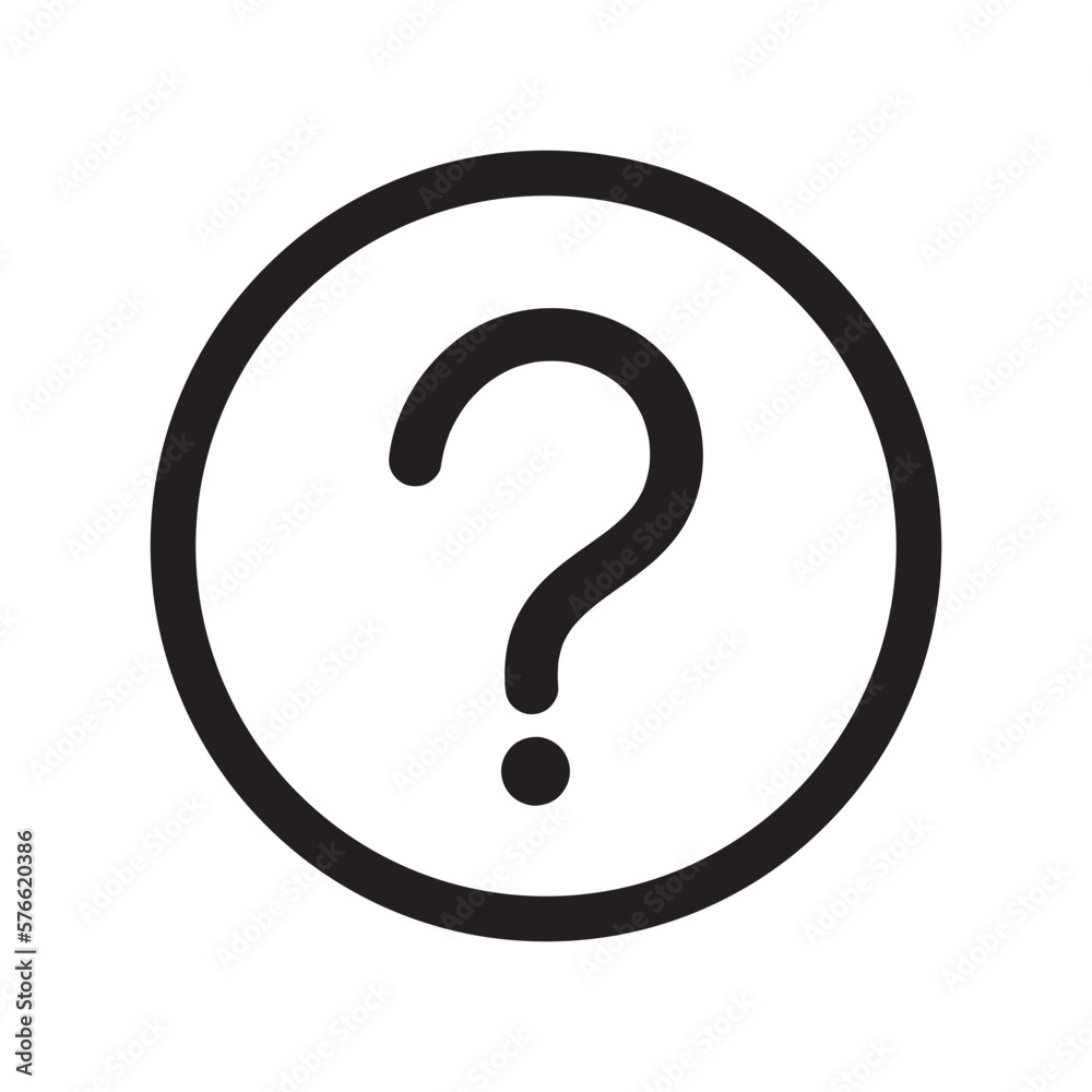 Question mark with circle shape icon, sign or symbol for design, presentation, website or apps elements. Question mark with circle shape icon, sign or symbol for design, presentation, website or apps elements.