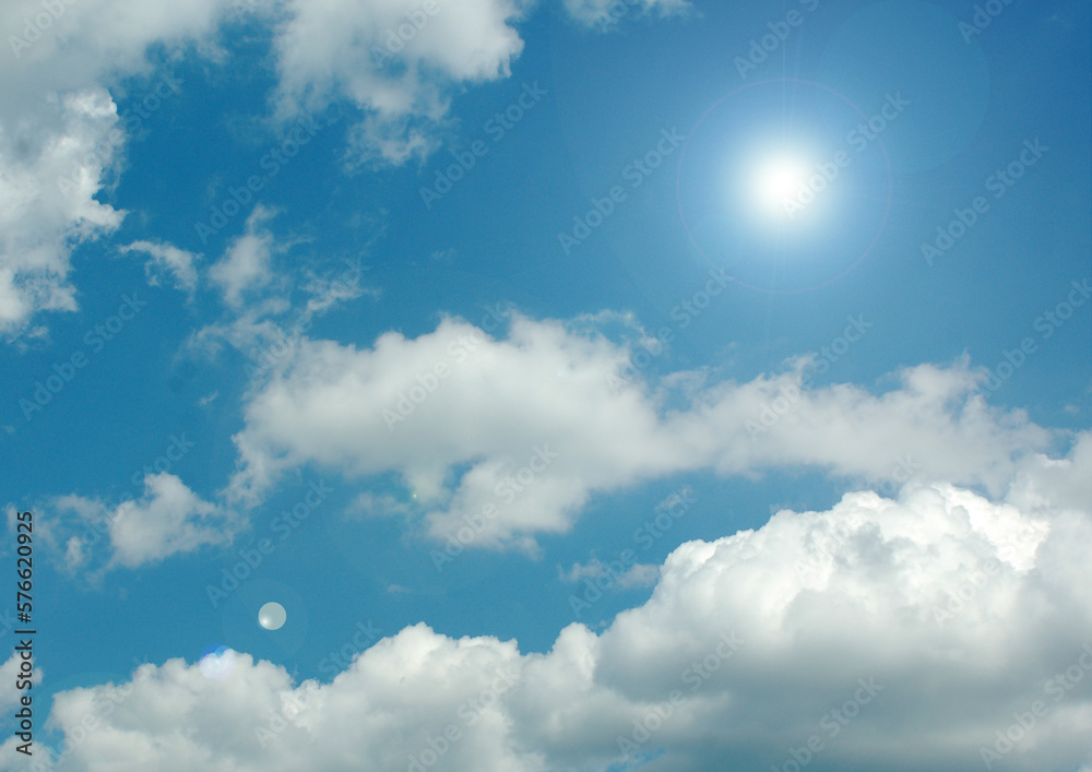 Cloudy sky background