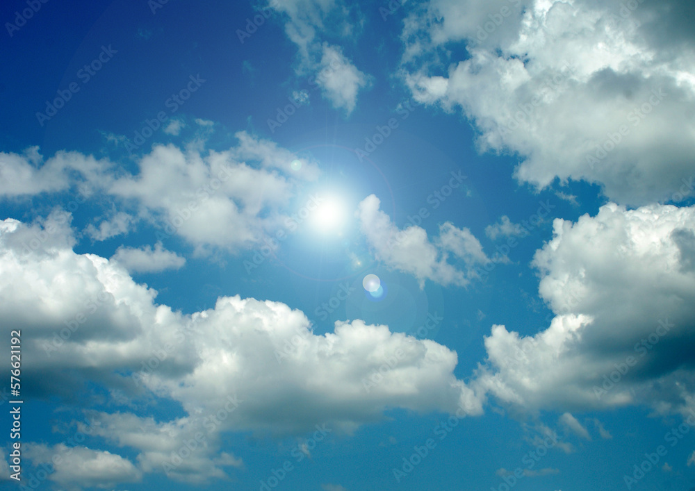 Cloudy sky background