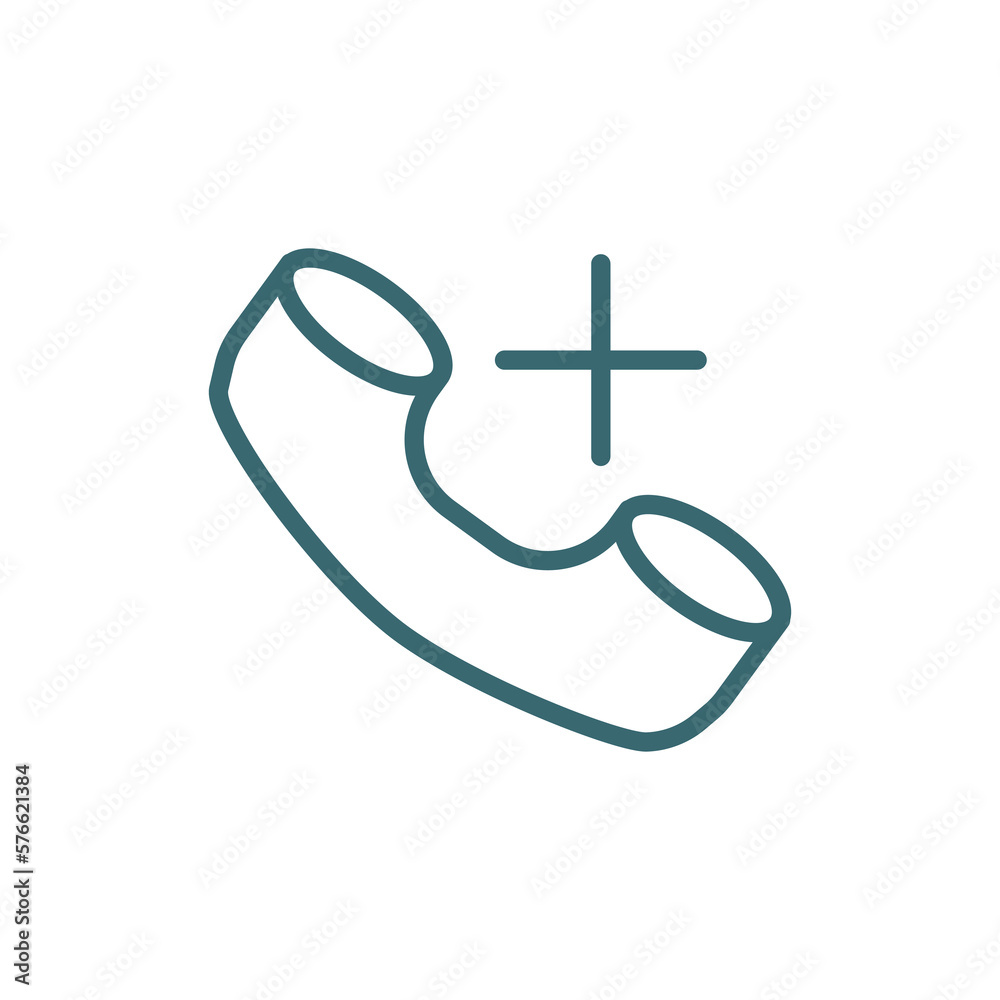 add call icon. Thin line add call icon from technology collection. Outline vector isolated on white background. Editable add call symbol can be used web and mobile add call icon. Thin line add call icon from technology collection. Outline vector isolated on white background. Editable add call symbol can be used web and mobile