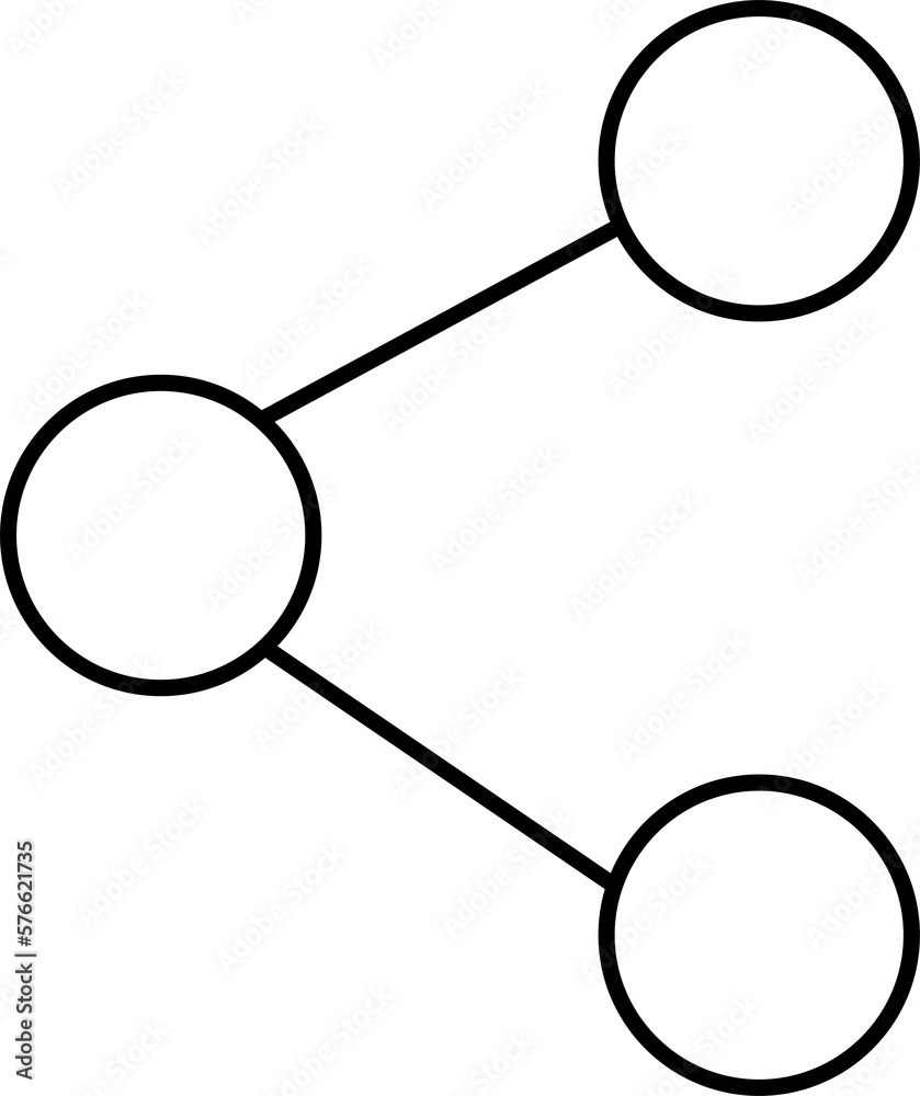 Circles connect pictures, internet Circles connect pictures, internet