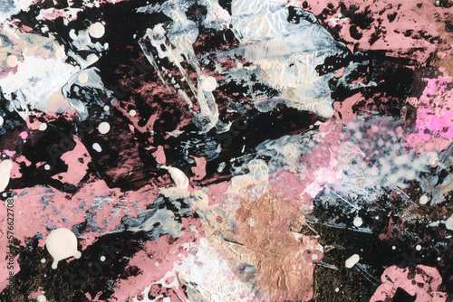 Hand drawn abstract multicolored acrylic texture. Colourful backdrop.