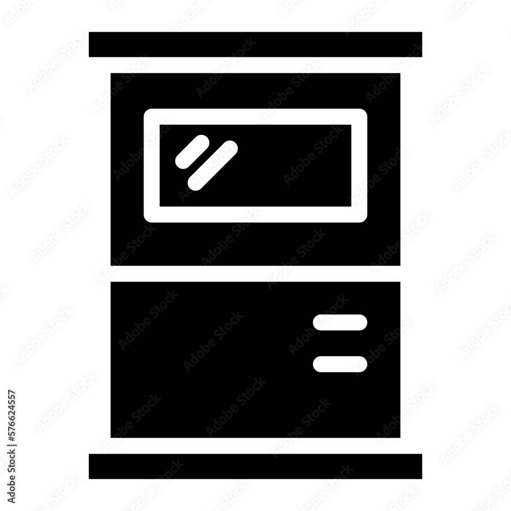 Fototapeta premium fuel pump glyph 