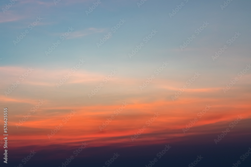 Beautiful Evening Sunset Sky background