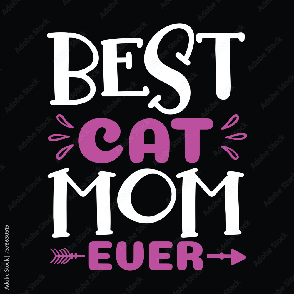 Best Cat Mom Ever svg