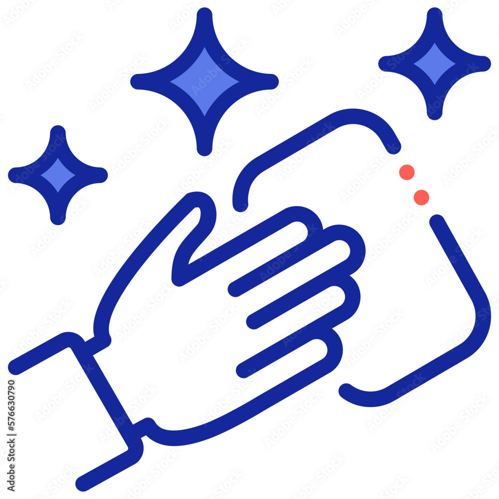 hand cleaning using towel icon hand cleaning using towel icon