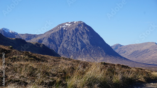 West highland way hiking scotland in sunshine