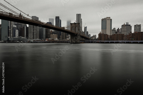 The New York City skyline from Brooklyn