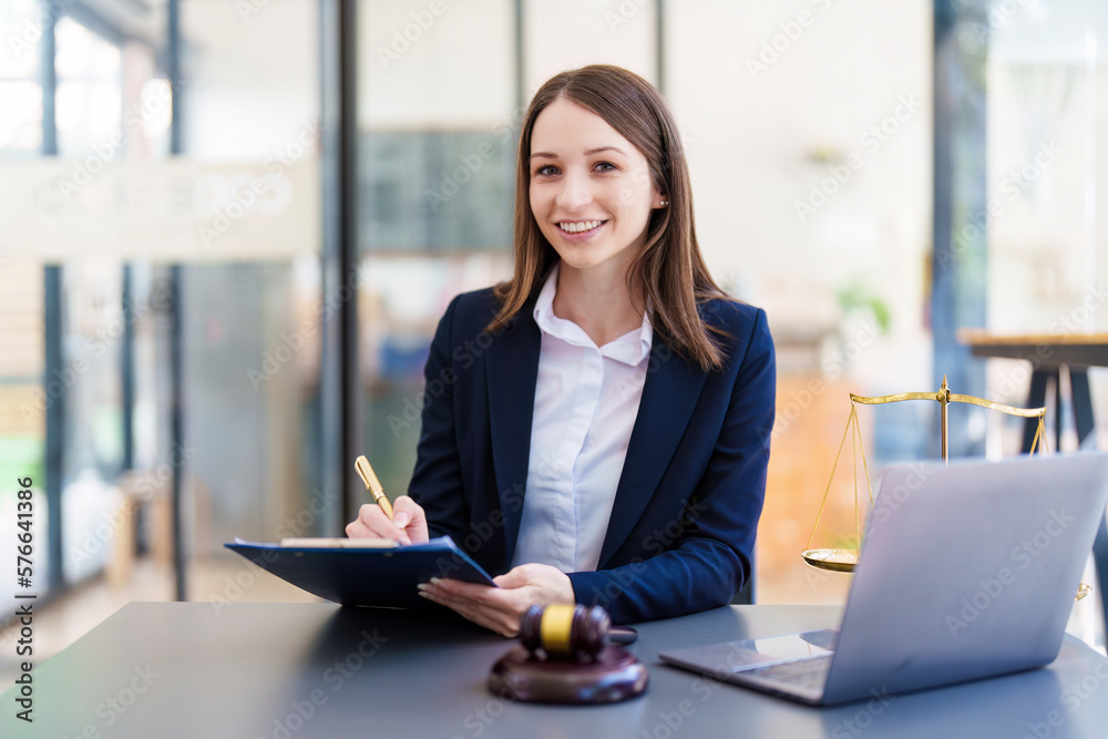 Business Lawyer consulting online on laptop while working at office. Business Lawyer consulting online on laptop while working at office.