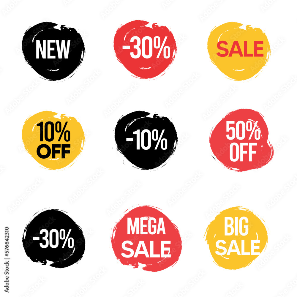 set of sale labels set of sale labels