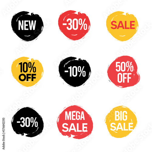set of sale labels