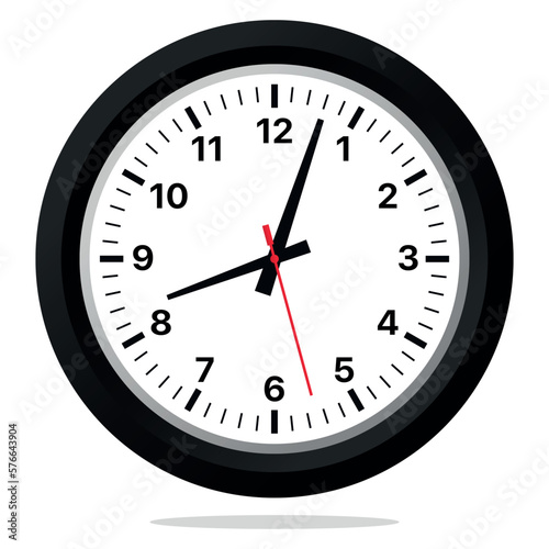 Black Gradient Clock Timer