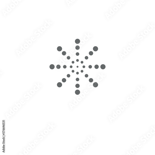 Modern Dot Shape Ilustration Set Collection