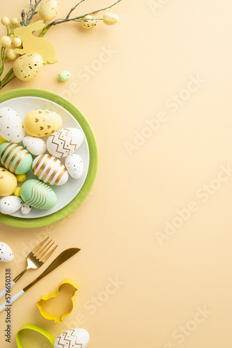 Obraz na plátně Easter atmosphere concept