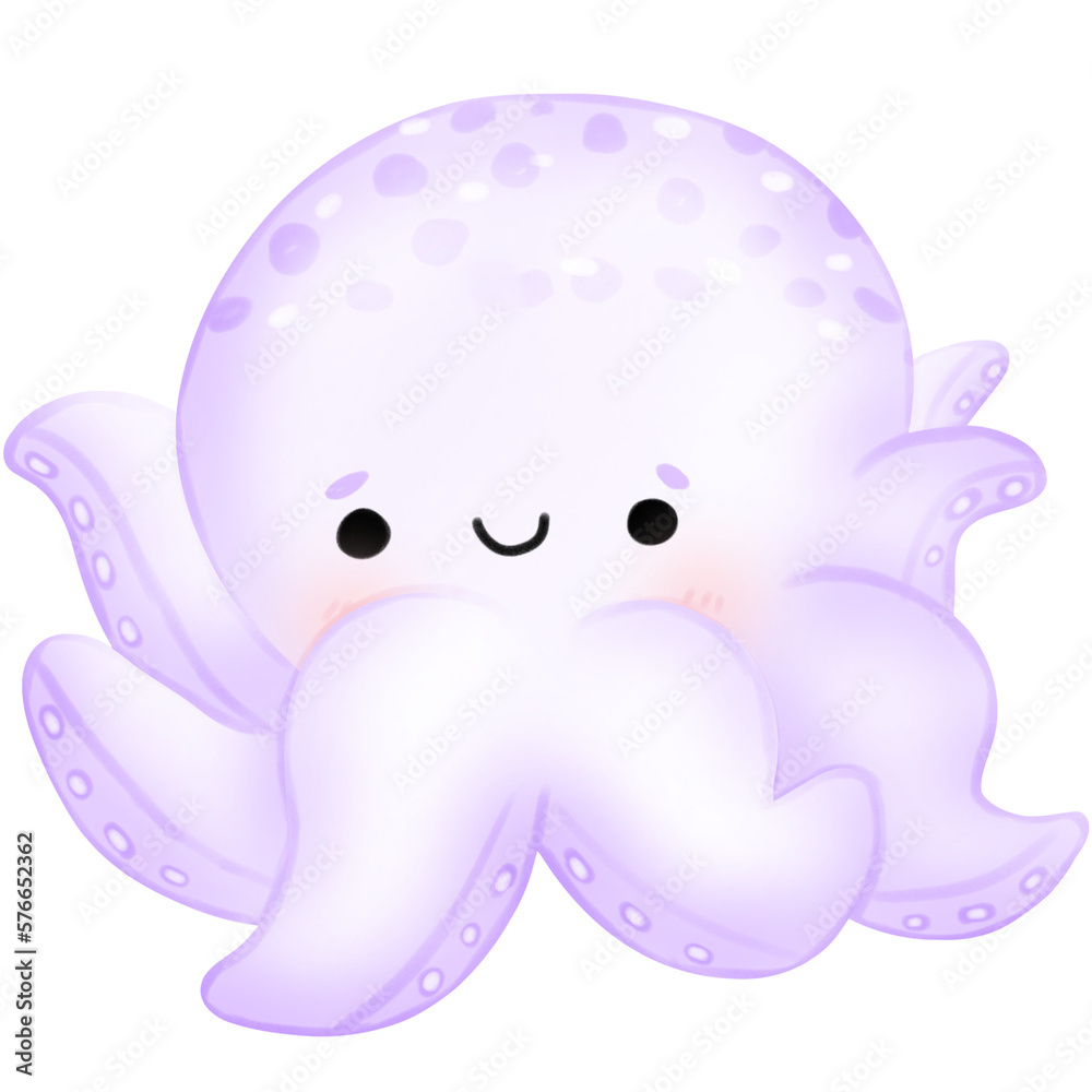 Cute Octopus, Squid, octopus illustration, sea life, animal illustration Cute Octopus, Squid, octopus illustration, sea life, animal illustration